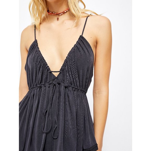Free People Tops - NWT Free People Sundrop Tank / Black